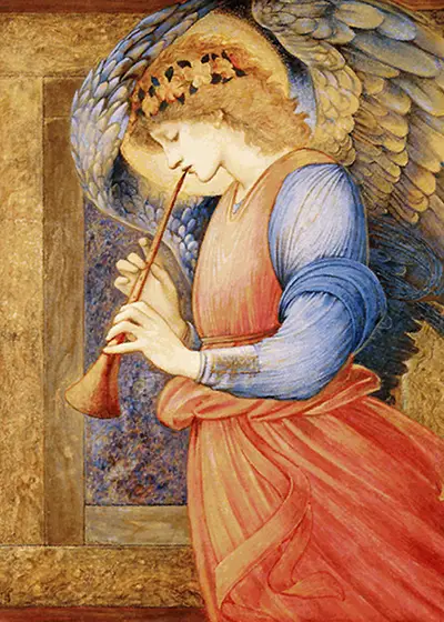 An Angel Playing a Flageolet Edward Burne-Jones
